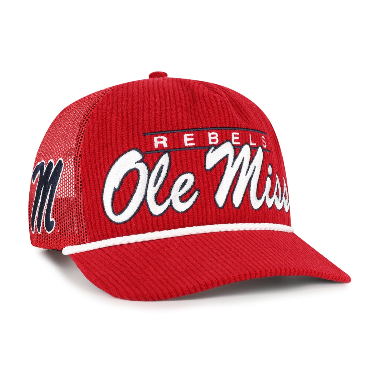 MISSISSIPPI REBELS DOUBLE HEADER MESH '47 HITCH RF RELAXED FIT